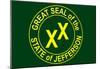 State of Jefferson Official Flag Print Poster-null-Mounted Poster