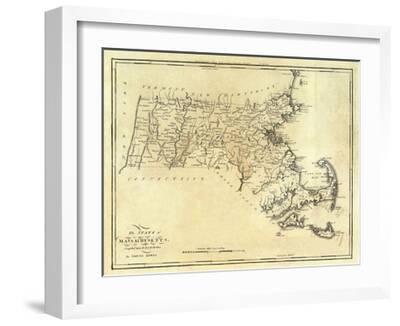 The State of Maryland c1795 repro 16x12 