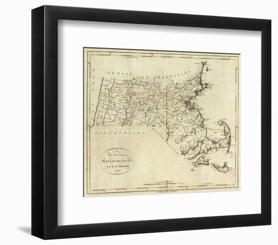 State of Massachusetts, c.1796-John Reid-Framed Art Print