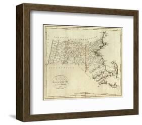 State of Massachusetts, c.1796-John Reid-Framed Art Print