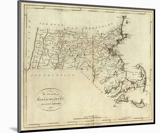 State of Massachusetts, c.1796-John Reid-Mounted Art Print