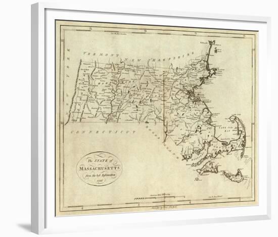 State of Massachusetts, c.1796-John Reid-Framed Art Print