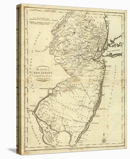 State of New Jersey, c.1796-John Reid-Stretched Canvas