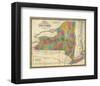 State of New York, c.1831-Samuel Augustus Mitchell-Framed Art Print