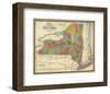 State of New York, c.1831-Samuel Augustus Mitchell-Framed Art Print