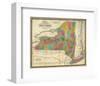 State of New York, c.1831-Samuel Augustus Mitchell-Framed Art Print