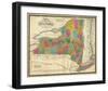 State of New York, c.1831-Samuel Augustus Mitchell-Framed Art Print