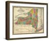 State of New York, c.1831-Samuel Augustus Mitchell-Framed Art Print