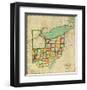 State of Ohio, c.1827-Robert Desilver-Framed Art Print