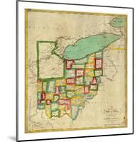 State of Ohio, c.1827-Robert Desilver-Mounted Art Print