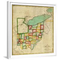 State of Ohio, c.1827-Robert Desilver-Framed Art Print