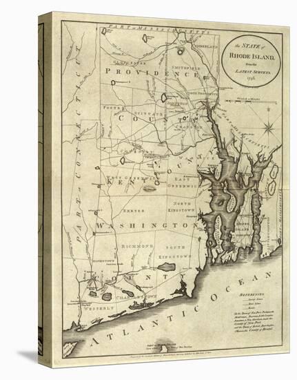 State of Rhode Island, c.1796-John Reid-Stretched Canvas