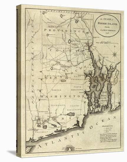 State of Rhode Island, c.1796-John Reid-Stretched Canvas