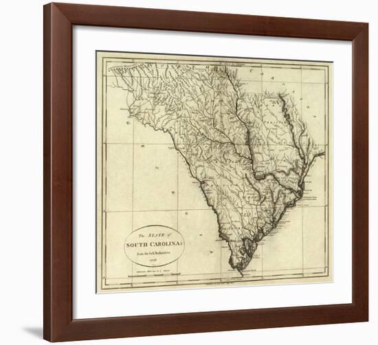 State of South Carolina, c.1796-John Reid-Framed Art Print