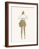 State of Undress - Poise-Bridget Davies-Framed Giclee Print