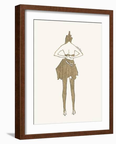 State of Undress - Poise-Bridget Davies-Framed Giclee Print