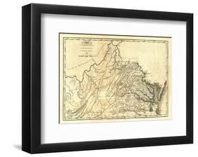 State of Virginia, c.1795-Mathew Carey-Framed Art Print