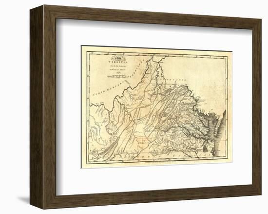 State of Virginia, c.1795-Mathew Carey-Framed Art Print