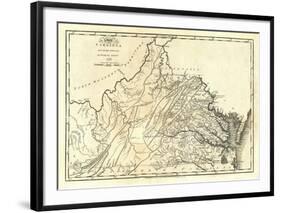 State of Virginia, c.1795-Mathew Carey-Framed Art Print