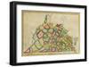 State of Virginia, c.1827-Robert Desilver-Framed Art Print