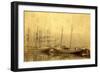 State of Washington Views: Schooner Vine (ca. 1890)-null-Framed Giclee Print