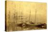State of Washington Views: Schooner Vine (ca. 1890)-null-Stretched Canvas