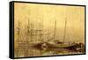 State of Washington Views: Schooner Vine (ca. 1890)-null-Framed Stretched Canvas