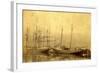 State of Washington Views: Schooner Vine (ca. 1890)-null-Framed Giclee Print