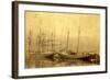 State of Washington Views: Schooner Vine (ca. 1890)-null-Framed Giclee Print