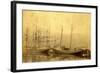 State of Washington Views: Schooner Vine (ca. 1890)-null-Framed Giclee Print