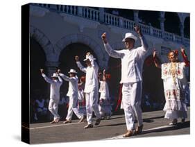 State of Yucatan, Merida, Participants in a Folklore Dance in the Main Square of Merida, Mexico-Paul Harris-Stretched Canvas