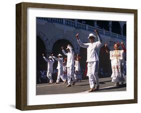 State of Yucatan, Merida, Participants in a Folklore Dance in the Main Square of Merida, Mexico-Paul Harris-Framed Photographic Print