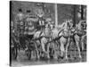 State Opening of Parliament Queen Elizabeth and Duke of Edinburgh Travell in the State Coach-null-Stretched Canvas