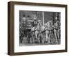 State Opening of Parliament Queen Elizabeth and Duke of Edinburgh Travell in the State Coach-null-Framed Photographic Print