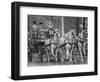 State Opening of Parliament Queen Elizabeth and Duke of Edinburgh Travell in the State Coach-null-Framed Photographic Print