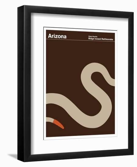 State Poster AZ Arizona-null-Framed Giclee Print