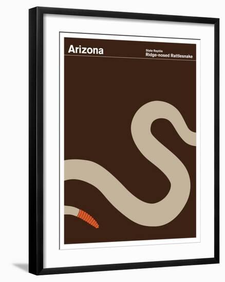 State Poster AZ Arizona-null-Framed Giclee Print