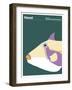 State Poster HI Hawaii-null-Framed Giclee Print