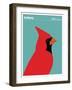 State Poster IN Indiana-null-Framed Giclee Print