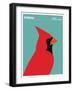 State Poster IN Indiana-null-Framed Giclee Print