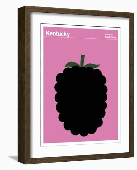 State Poster KY Kentucky-null-Framed Giclee Print