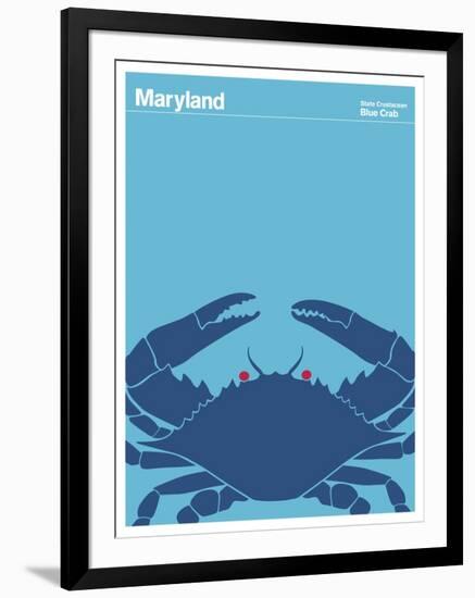 State Poster MD Maryland-null-Framed Giclee Print