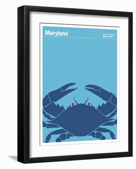 State Poster MD Maryland-null-Framed Giclee Print