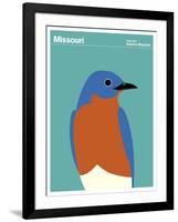 State Poster MO Missouri-null-Framed Giclee Print