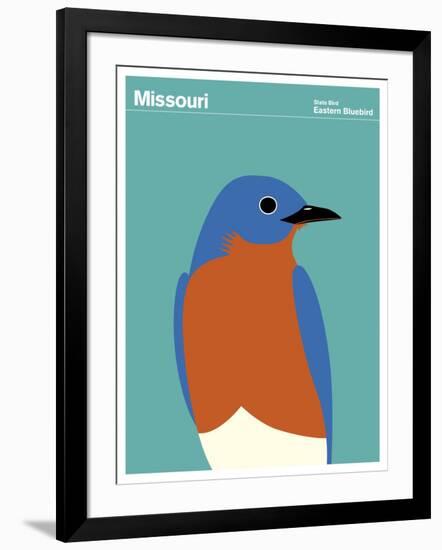 State Poster MO Missouri-null-Framed Giclee Print