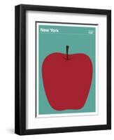 State Poster NY New York-null-Framed Giclee Print