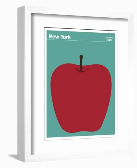 State Poster NY New York-null-Framed Giclee Print