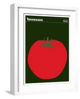 State Poster TN Tennessee-null-Framed Giclee Print