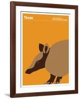 State Poster TX Texas-null-Framed Giclee Print