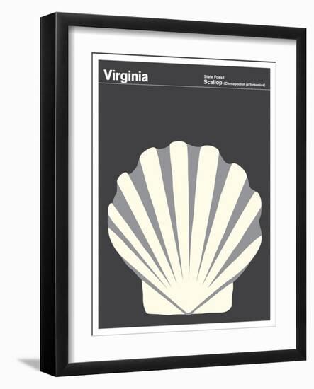 State Poster VA Virgina-null-Framed Giclee Print